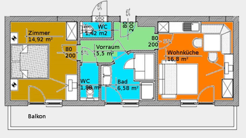 Haus Panorama Leilighet Schladming Rom bilde