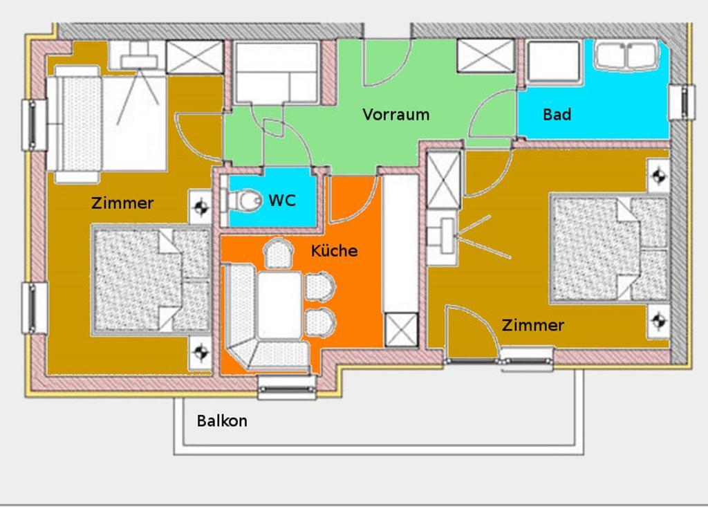 Haus Panorama Leilighet Schladming Rom bilde